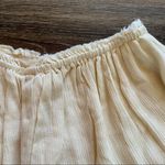 Lost + Wander  Boho Cream Embroidered Hem Shorts Size Medium Photo 10