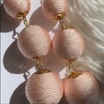 EXPRESS ✨ Linear Fabric Ball Drop Earrings✨ Photo 4