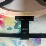 Lane Bryant  Button Front Cardigan Sweater Watercolor Floral Jeweled Size 18/20 Photo 7