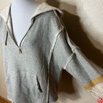 Free People Movement Womens Medium Grey Dream Catcher Hoodie Distressed Boho Gray Photo 2