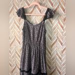 Charming Charlie  Floral Sleeveless Dress Crochet Hem & Straps‎ Women’s Medium Photo 2