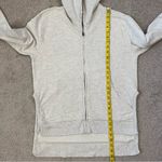 Free People  Baseline Shawl Collar Zip Up Sweatshirt Oatmilk M Photo 12