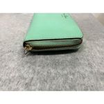 Kate Spade Mint Green Saffiano Leather Zip Around Wallet Gold Hardware Photo 2