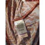 ALC Frank RTR A.L.C James Red Pink Print Turtleneck Long Sleeve Top Size Large pullover Photo 7