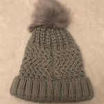 West Loop  Women’s Gray Knitted Pom Pom Beanie Photo 2