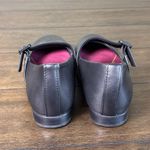 Munro  Size 8 M Black Leather MJ Flat Mary Jane Shoes Block Heel Photo 3