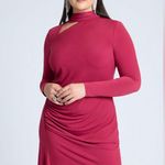 Eloquii  Scarf Neck Jersey Mini Dress - New! - Size 14 Photo 0