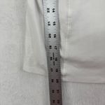 Free People White Ruffle Sleeve Tank Top XL cap Sleeve Knit Casual READ Photo 2