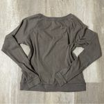 Aeropostale  Grey V-neck Long Sleeve Shirt with Lace Detail Photo 1