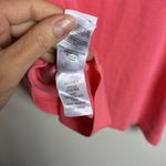 MOTHER ‘The Chin Ups‎ Tank’ in Coral Ribbed Stretchy High Neck Size Medium Orange Photo 7