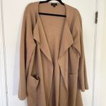 J.Crew  $158 Juliette Collarless Sweater-Blazer Tan Women's Size XXL Photo 3