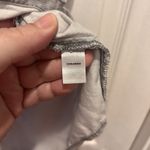 Rubbish  Button Up Collared Sleeveless Shirt Gray Womens Size Large Beachy Summer Photo 6