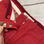 Diane Von Furstenberg  Red Pants High Waist Tapered Leg Skinny Ankle Size 8 Photo 10