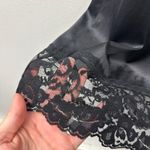 Unbranded Lace Trim Knee Length Slip Skirt Black Size M Size M Photo 2