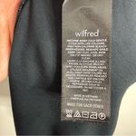 Aritzia NWOT Wilfred Lune Black Wrap Side Tie Mini Dress 2XL Double-Layer Body Photo 5