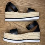 See By Chloe  Glyn Platform Sandals Women's Size 10 Black Suede Espadrille Photo 7