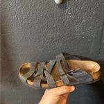 Tatami Dark Blue Strappy Sandals with Buckles Size 10 Brown Photo 6