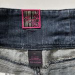 Torrid  Jean Skirt Women's 18‎ Blue Solid Above Knee Pockets Whiskered Denim NWT Photo 5