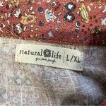 Natural Life  Women’s Button Down Tunic Top Shirt Dress Oversized Boho L/XL Photo 8