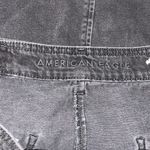 American Eagle Black Denim  Skirt Size 12 Photo 3