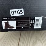 Sorel  Women's Lennox Leather Lace-Up STKD WP Boots US8.5 Black / Sea Salt $190 Photo 11