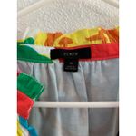 J.Crew Tiered Popover Mini Dress Womens Medium Ratti Jardin Floral Preppy Career Photo 3