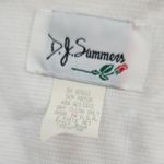 Vintage D.J. Summers Embroidered Two Piece Dress White 16 Photo 1