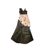 Vintage Handmade Black and Pink Bow Women's formal mermaid Gown Dress Size M Photo 7