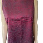 Byer California AGB Vintage 90s Red Black Damask Goth Witchy Vampy Cropped Top Photo 0