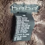 Bebe Late 90's denim jacket brown faux fur trim,rare!” Photo 2