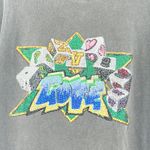 Zadig & Voltaire  Womens Streetwear Punk Zoe Core Love Strass Graphic T-Shirt‎ S Photo 2