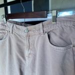 Old Navy Baggy Wide Leg Mid Rise Pink Jeans SZ 16 Petite Plus Size Denim Photo 3