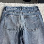Good American Light Blue Straight Leg Jeans Photo 8