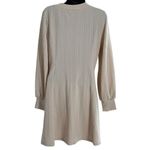 OYANUS Women's V Neck Long Bishop Sleeve Knit Apricot Sweater Dress Sz L Size L Photo 1