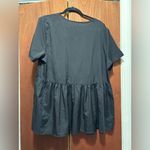 Crazy Train  Black V-Neck Women's Blouse Photo 4