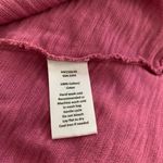 ATM Anthony Thomas Melillo Slub Jersey Long Sleeve V -Neck Tee Pink Gardenia Photo 13