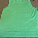 J.Crew Margot Merino Wool Crewneck Shell Size Medium Green Photo 9