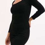 Popilush Black Midi Dress Size L Photo 0
