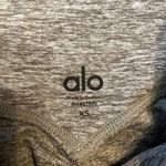 Alo Yoga Alo Alosoft Sheila Legging High Waisted 7/8 Length Heather Gray Black Striped XS Photo 3