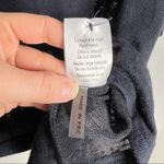 Grace & Mila Navy Blue Gold Glitter Paw Print Button Back Woven Blouse Size L Photo 12