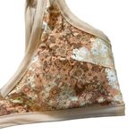Aerie  scoop Floral Nude tan bra size X-Large Photo 1