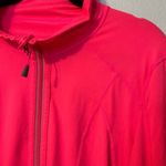 Tangerine Hot Pink Athletic workout Long sleeve Zip up XL Photo 6