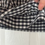 Madewell  Short-Sleeve Wrap Top in Gingham Check Size S Small Photo 2