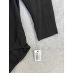 Ny Collection  Women's Bodysuit Ribbed 3/4 Sleeve Solid Black Medium Photo 9