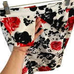 Grace Karin New  cotton white red black floral peplum pencil skirt pin up Holiday Photo 1