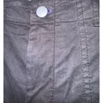 Pilcro Anthropologie  Straight Leg Raw Hem Black Pants Women's 27 Flap Pockets Photo 6