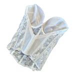 Vintage Carnival White Lace‎ Bustier Size undefined Photo 2