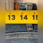 ZARA  Z1975 Flare Mid Rise Jeans Med Wash Size 8. Slim through thigh. Frayed hem Photo 2