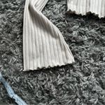 Altar'd State  Ribbed cream bell sleeve long sleeve size small Photo 1