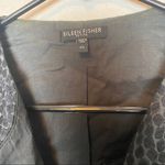 Eileen Fisher Black Textured Crop Blazer size PS Photo 2